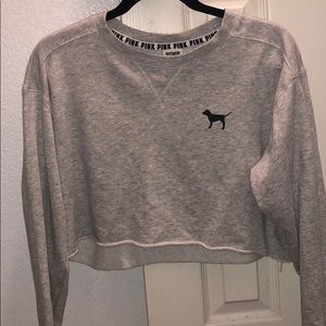 Cropped pink longsleeve